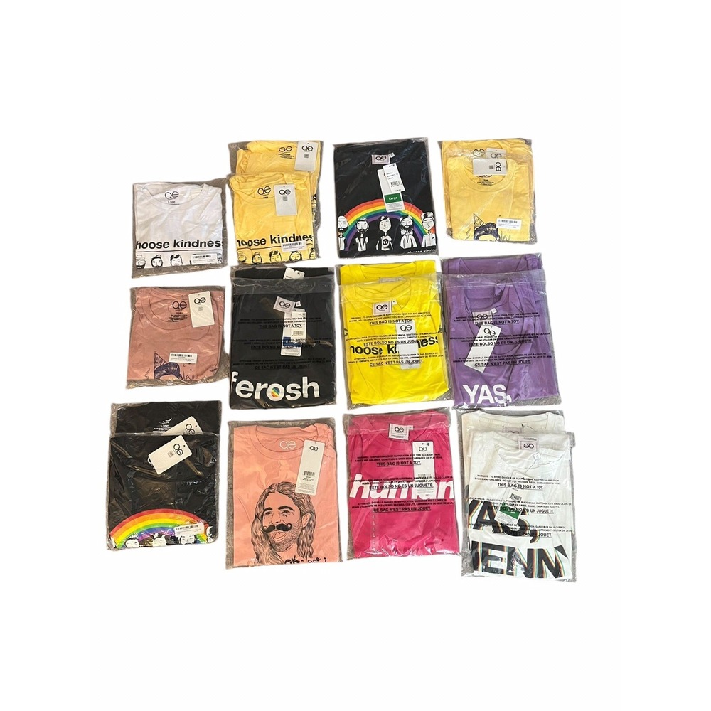 Huge Lot of (19) Queer Eye TV Show Shirts‎ (T-Shirts & Tank Tops) Mostly L & XL